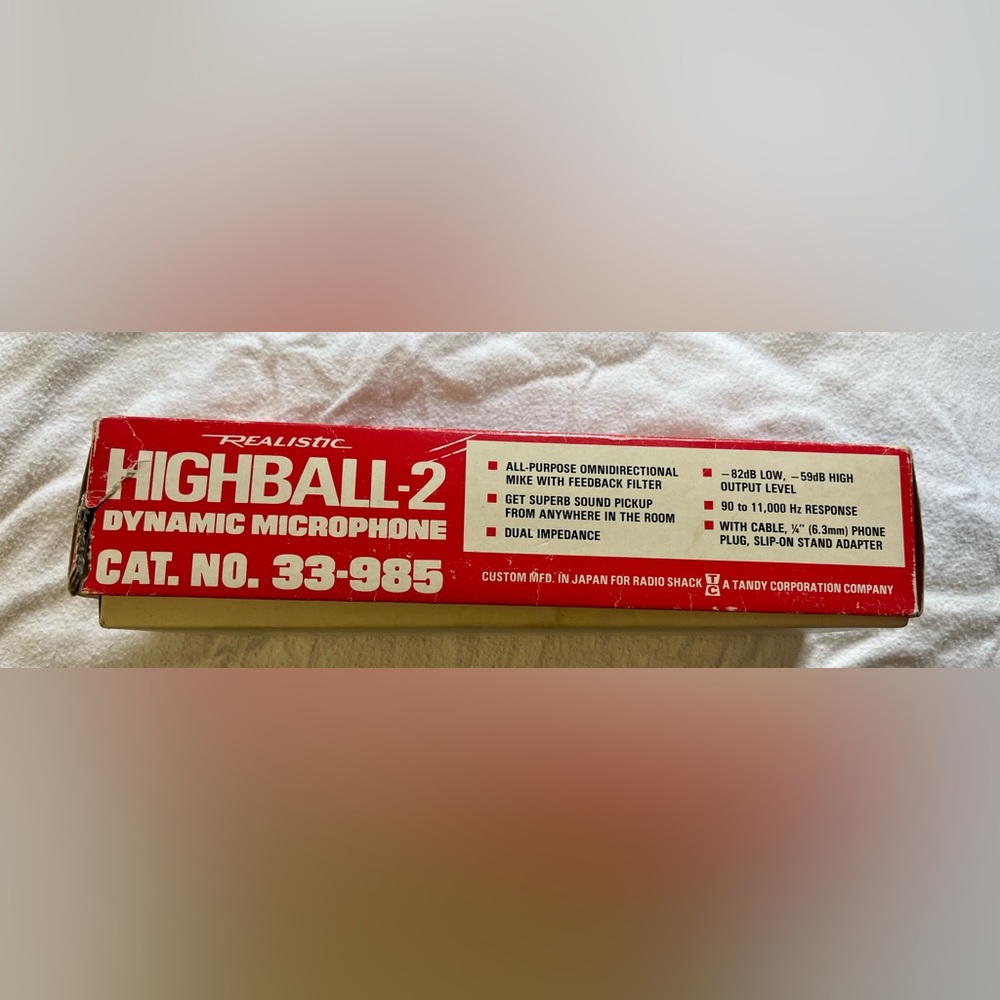 Realistic Highball 2 Dynamic Microphone - Picture 2 of 9